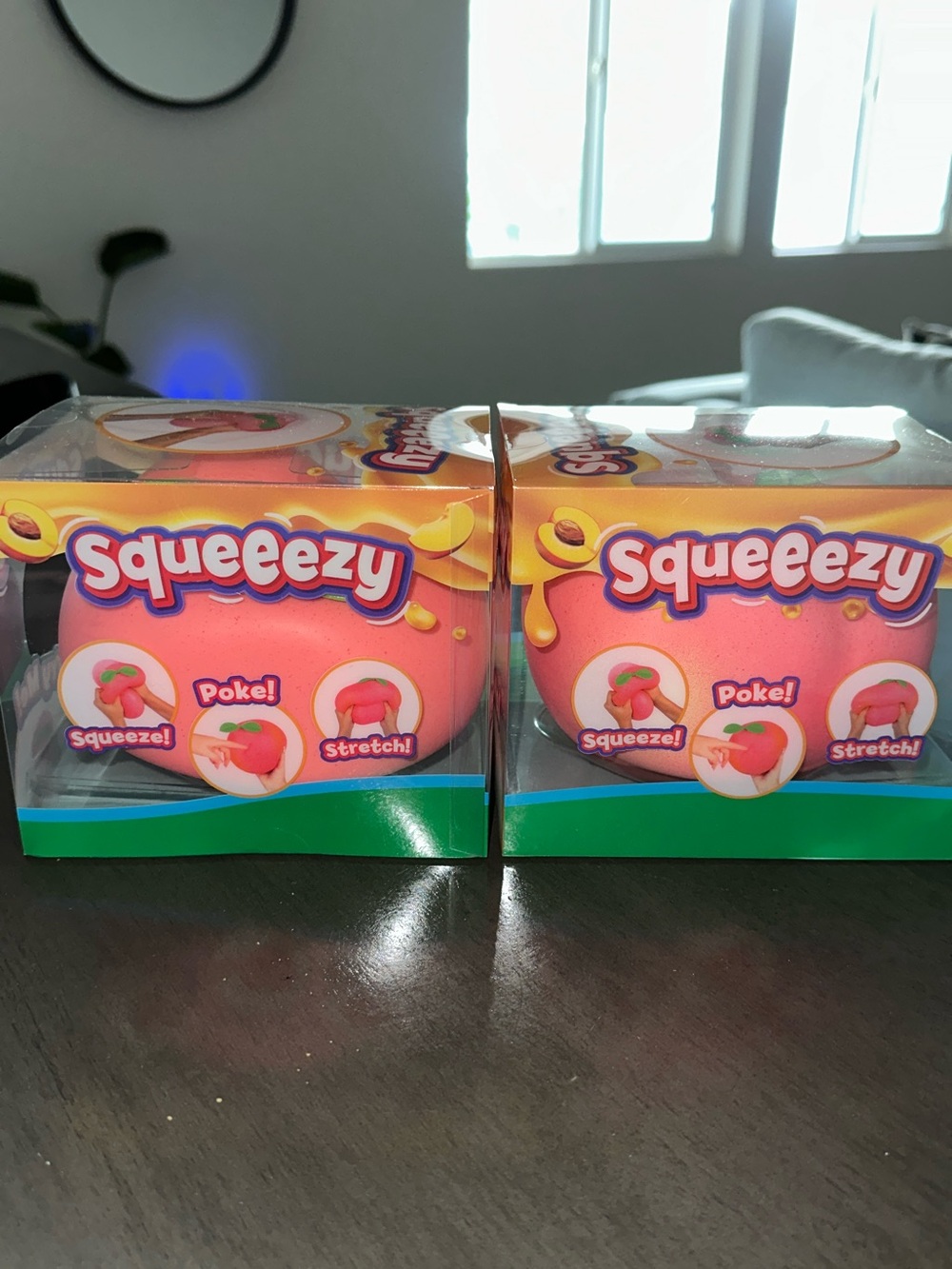 Squeezy Peach Squishy Toy -